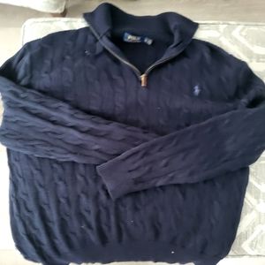 Polo sweater and shirt